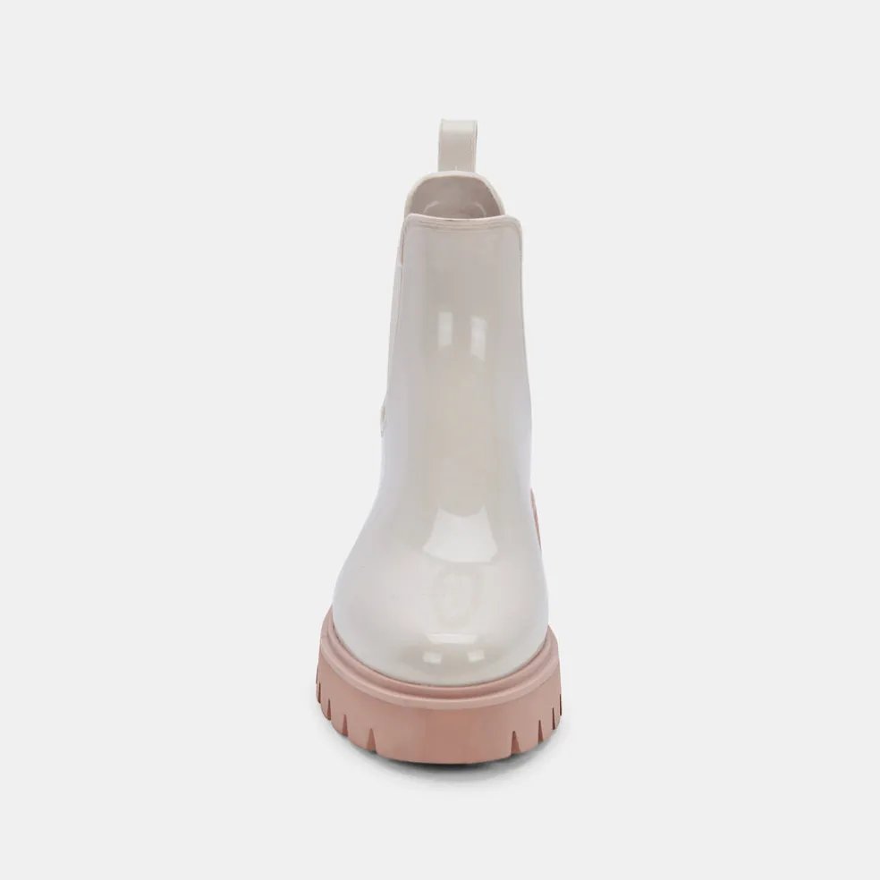 Thundr H2O Boots Ivory Patent Stella