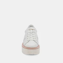 Tiger Sneakers White Leather
