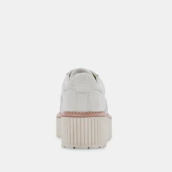 Tiger Sneakers White Leather