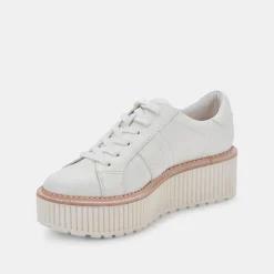 Tiger Sneakers White Leather