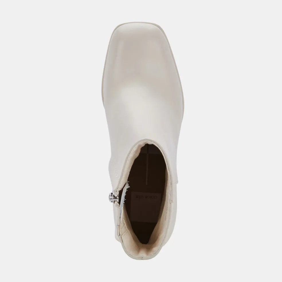 Ulyses Boots Ivory Leather