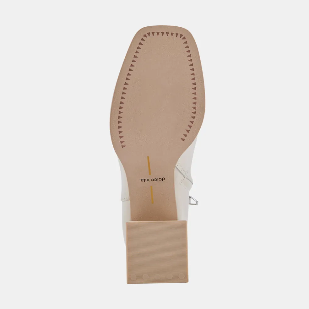 Ulyses Boots Ivory Leather