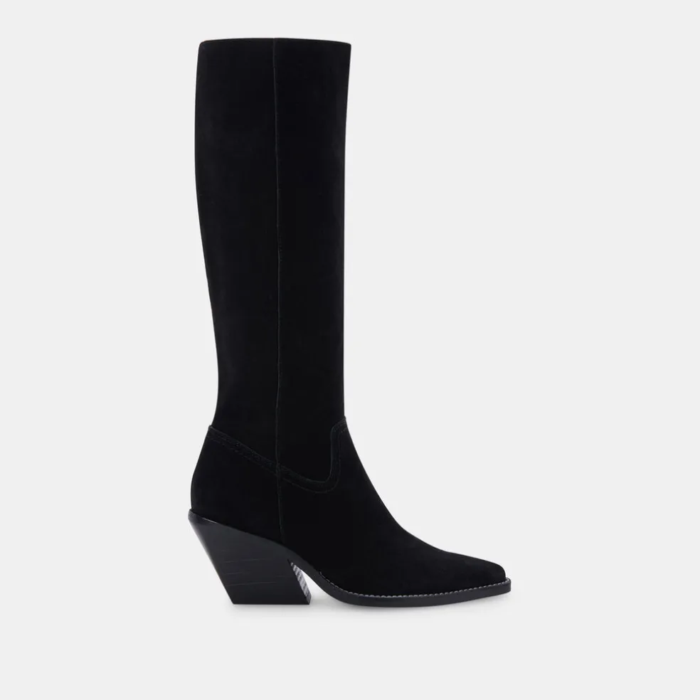 Varian Boots Black Suede