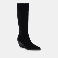 Varian Boots Black Suede
