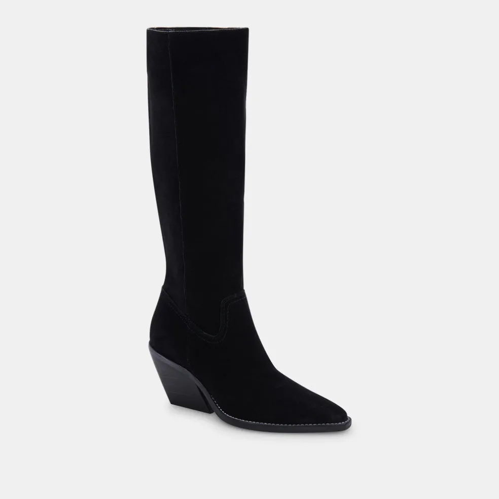 Varian Boots Black Suede