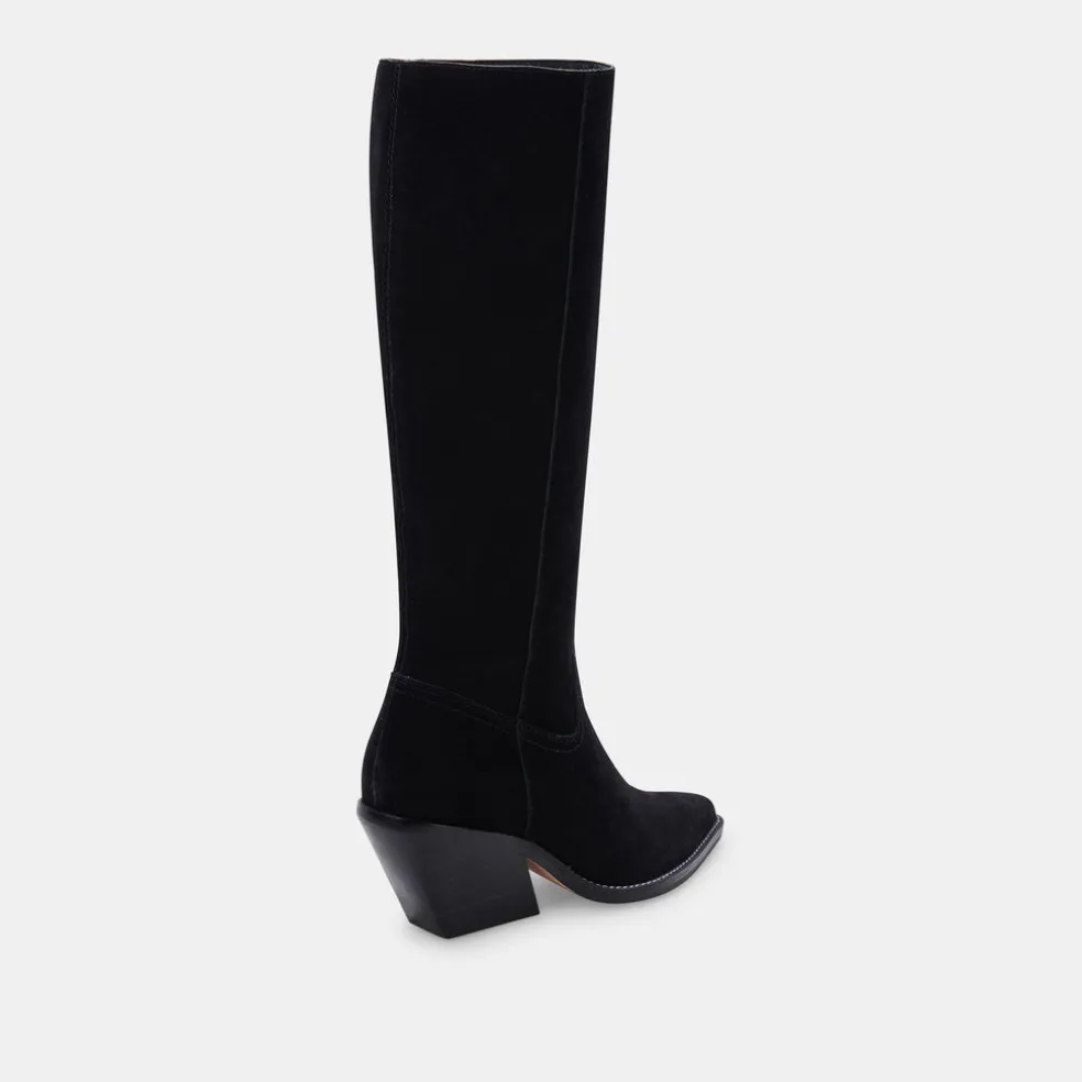 Varian Boots Black Suede