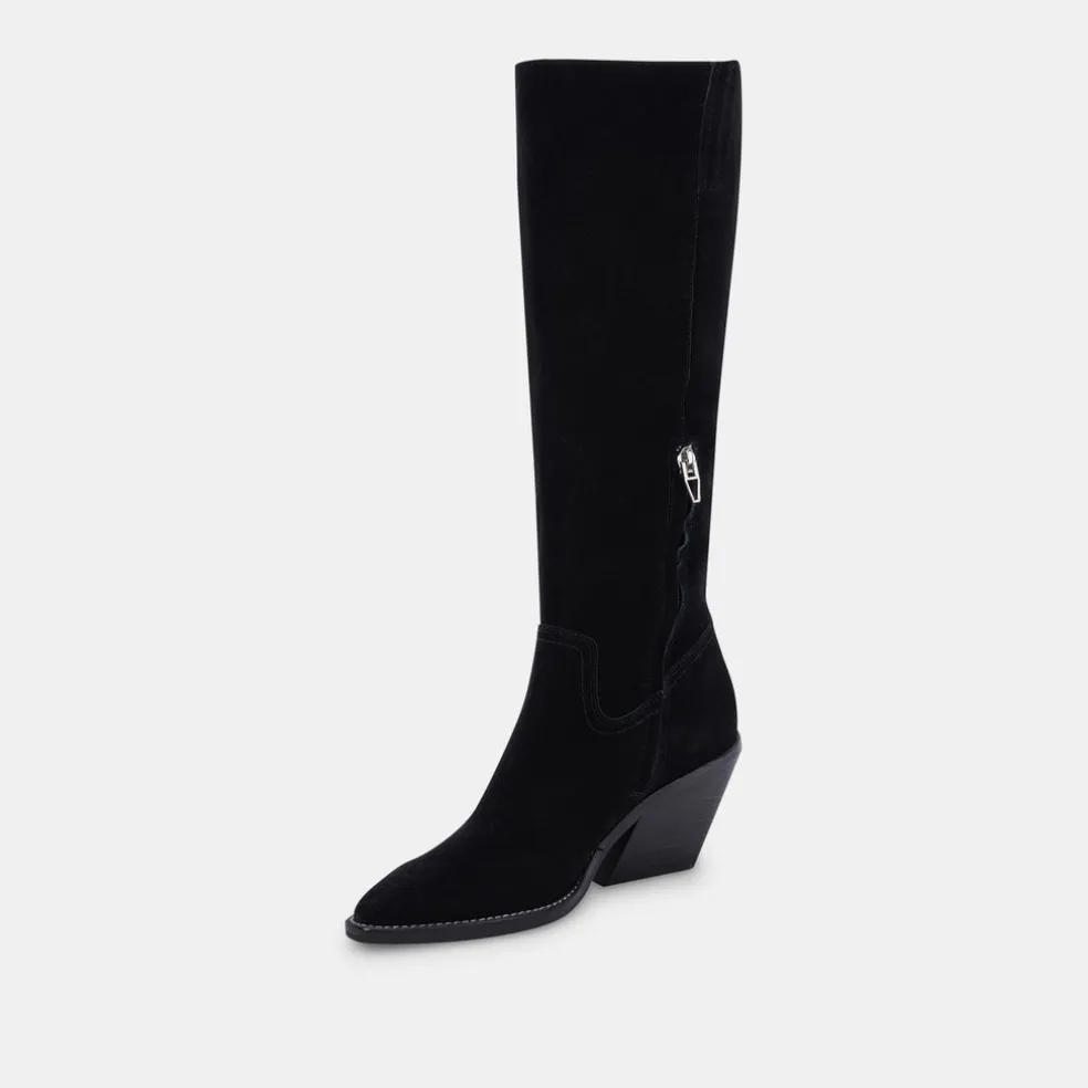 Varian Boots Black Suede