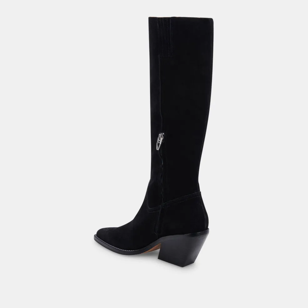 Varian Boots Black Suede