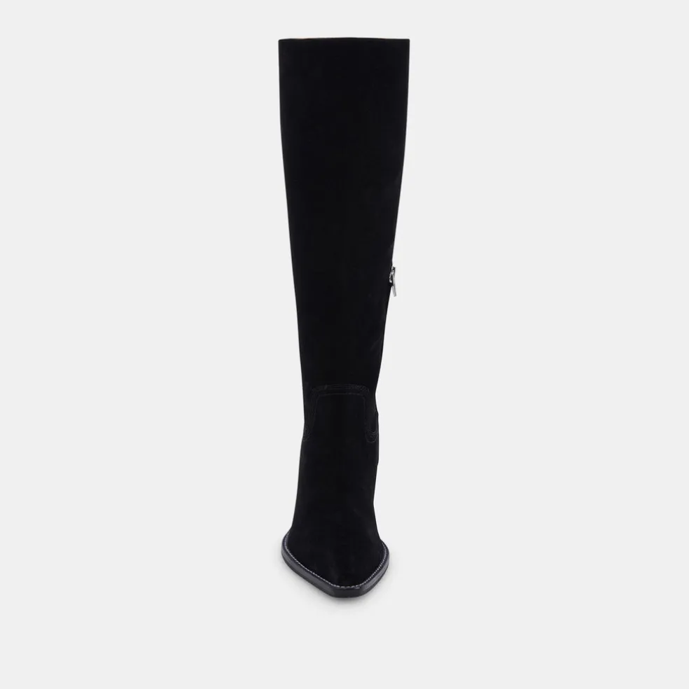 Varian Boots Black Suede