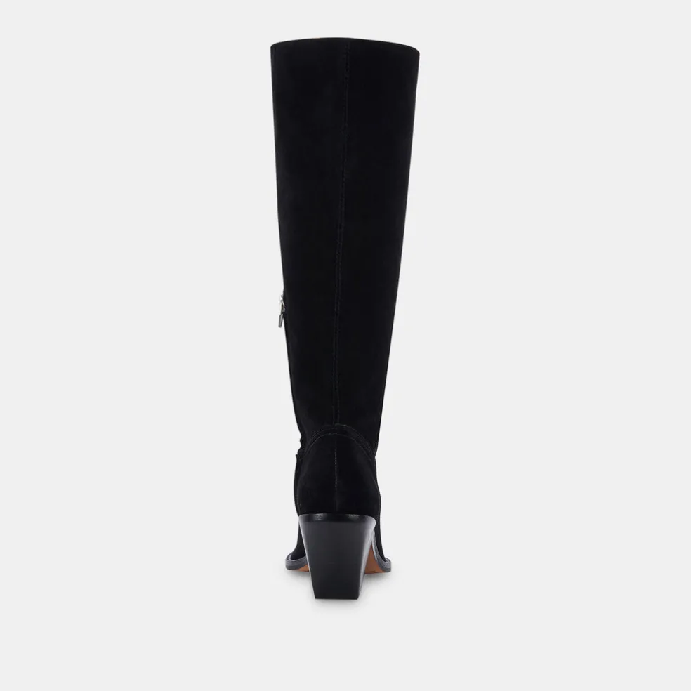 Varian Boots Black Suede