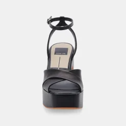 Wessi Heels Black Leather