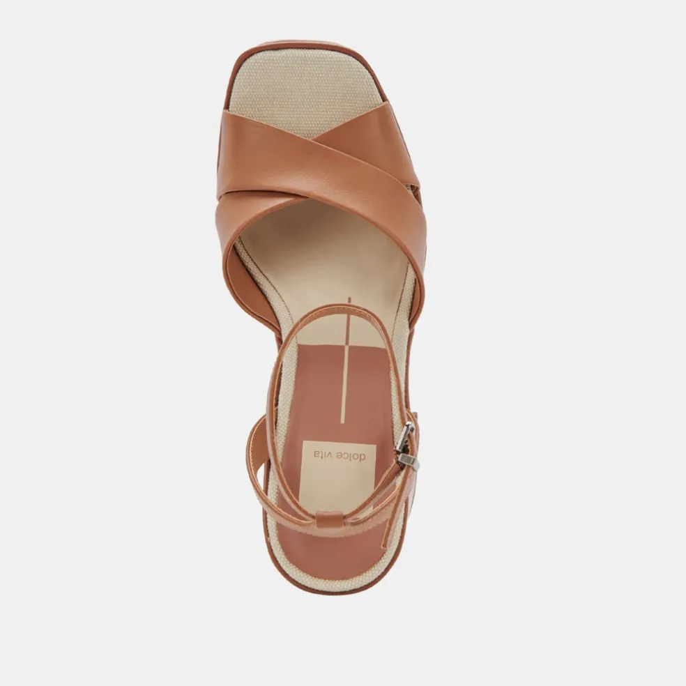 Wessi Heels Caramel Leather