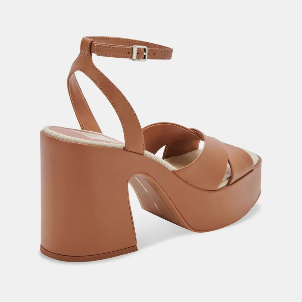 Wessi Heels Caramel Leather