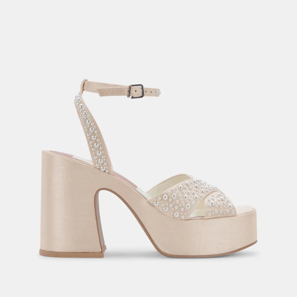 Wessi Pearl Heels Vanilla Pearls