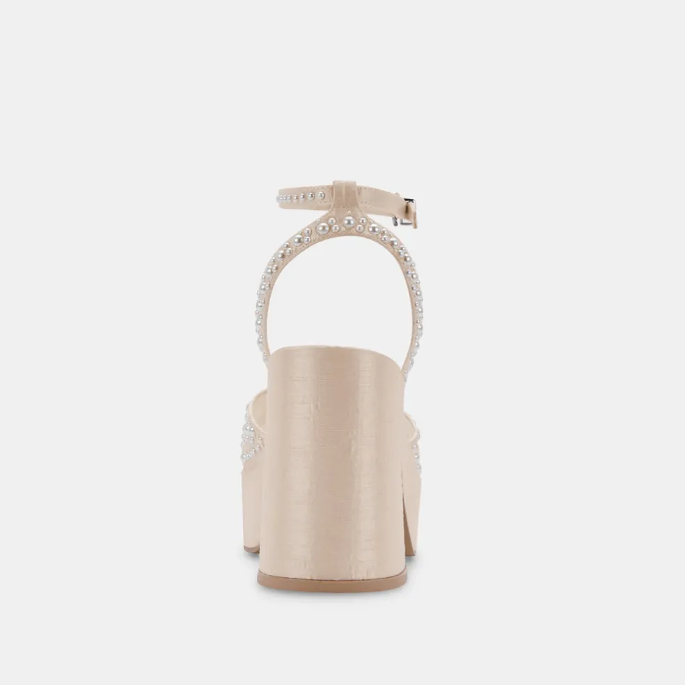 Wessi Pearl Heels Vanilla Pearls