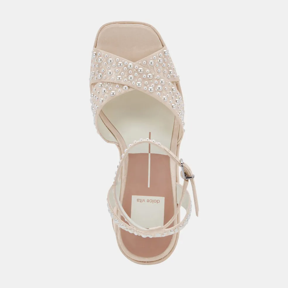Wessi Pearl Heels Vanilla Pearls