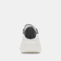 Wyett Sneakers White Black Leather