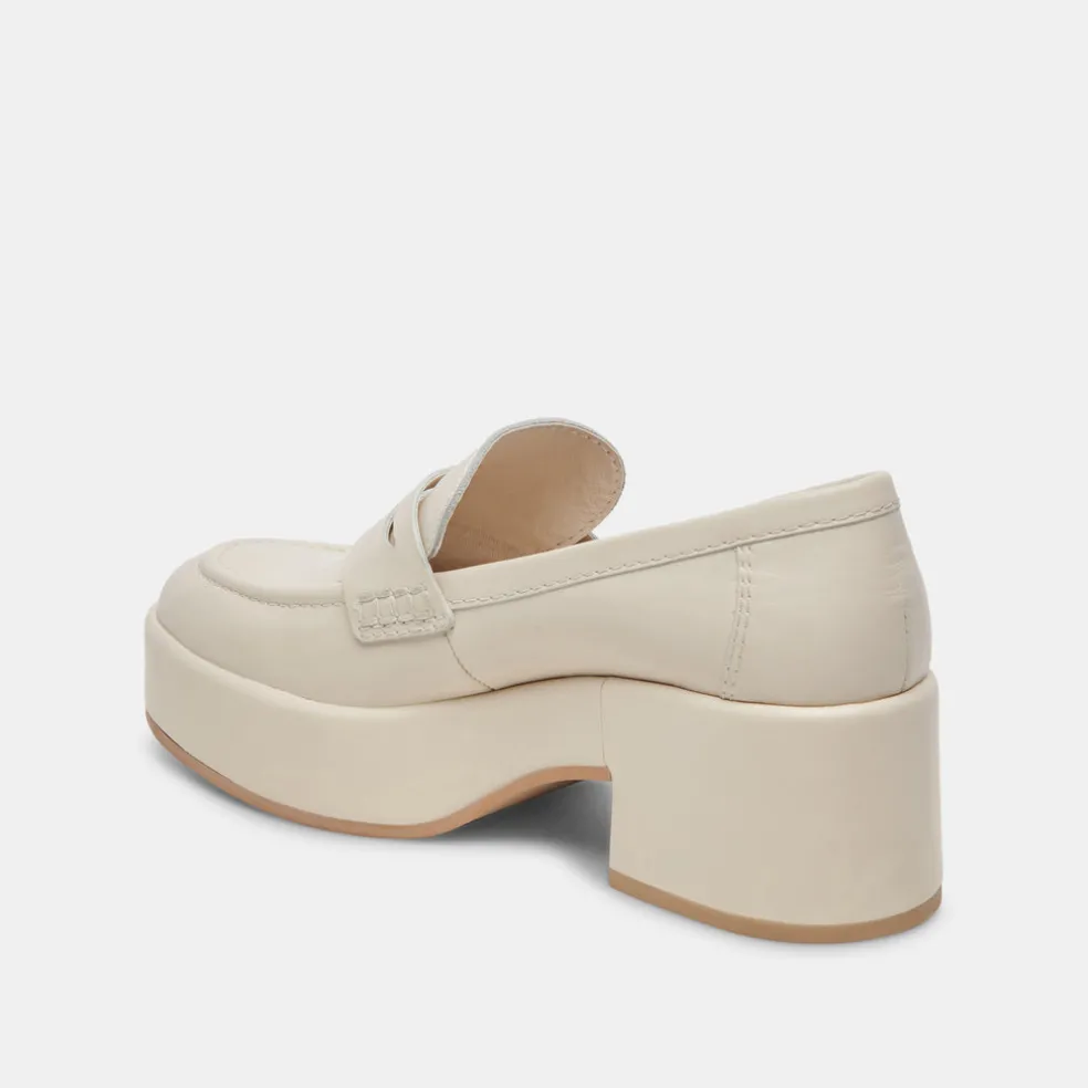 Yanni Loafers Ivory Leather