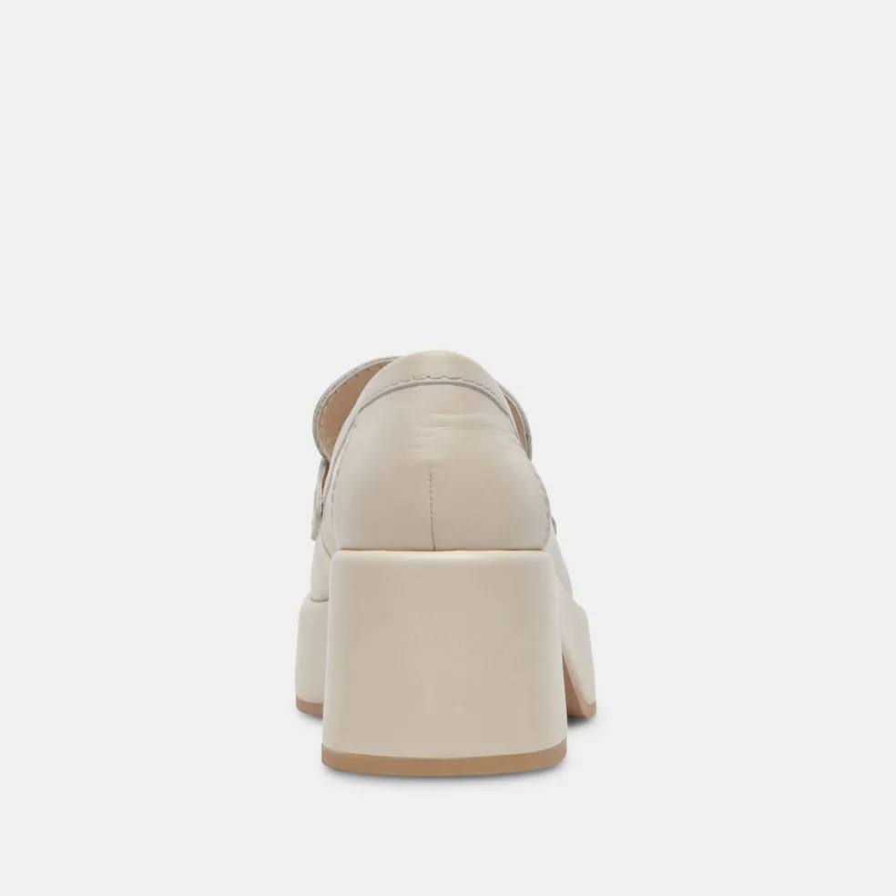 Yanni Loafers Ivory Leather