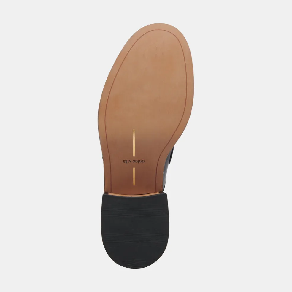 Yevan Clogs Black Leather