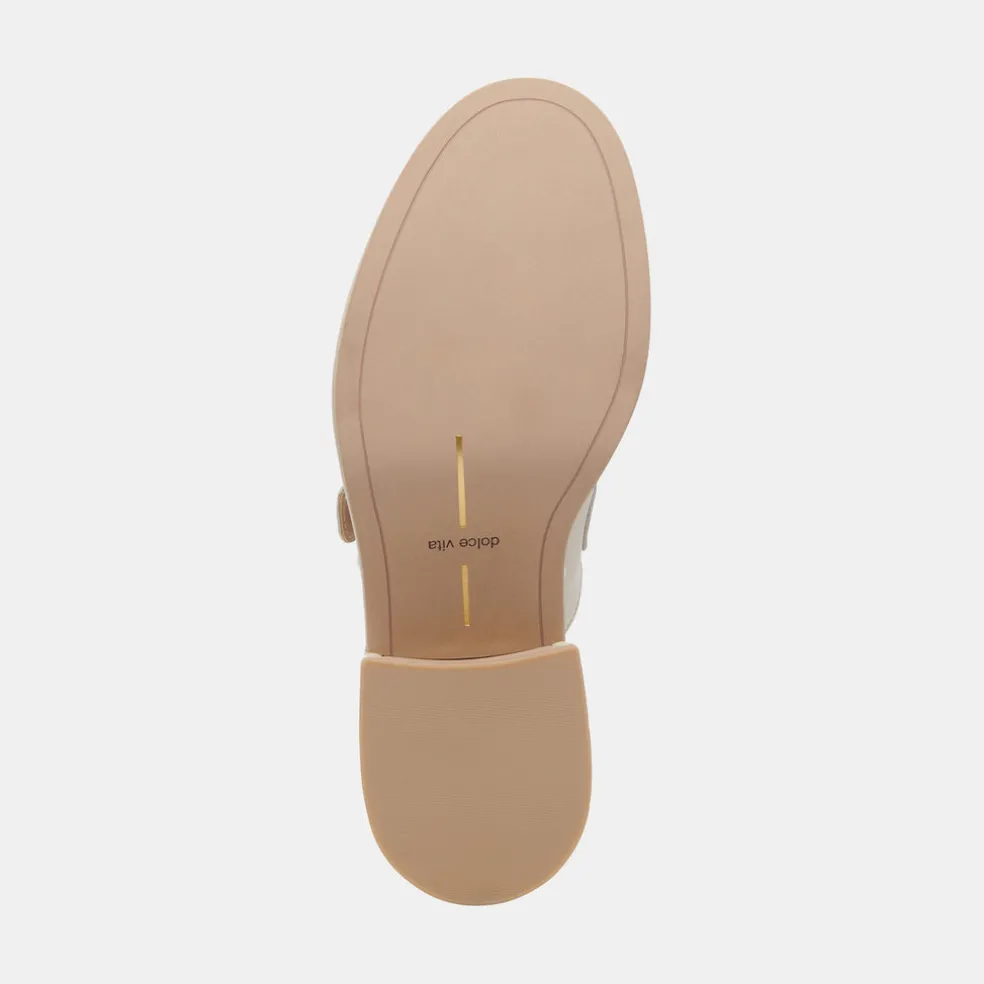 Yevan Clogs Ivory Leather