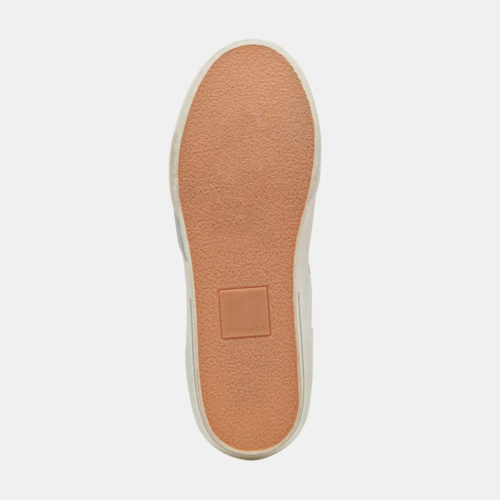Zabor Sneakers Off White Distressed Leather