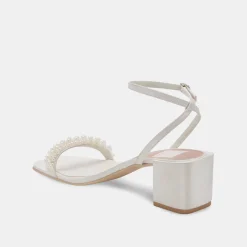 Zalima Heels Vanilla Pearls