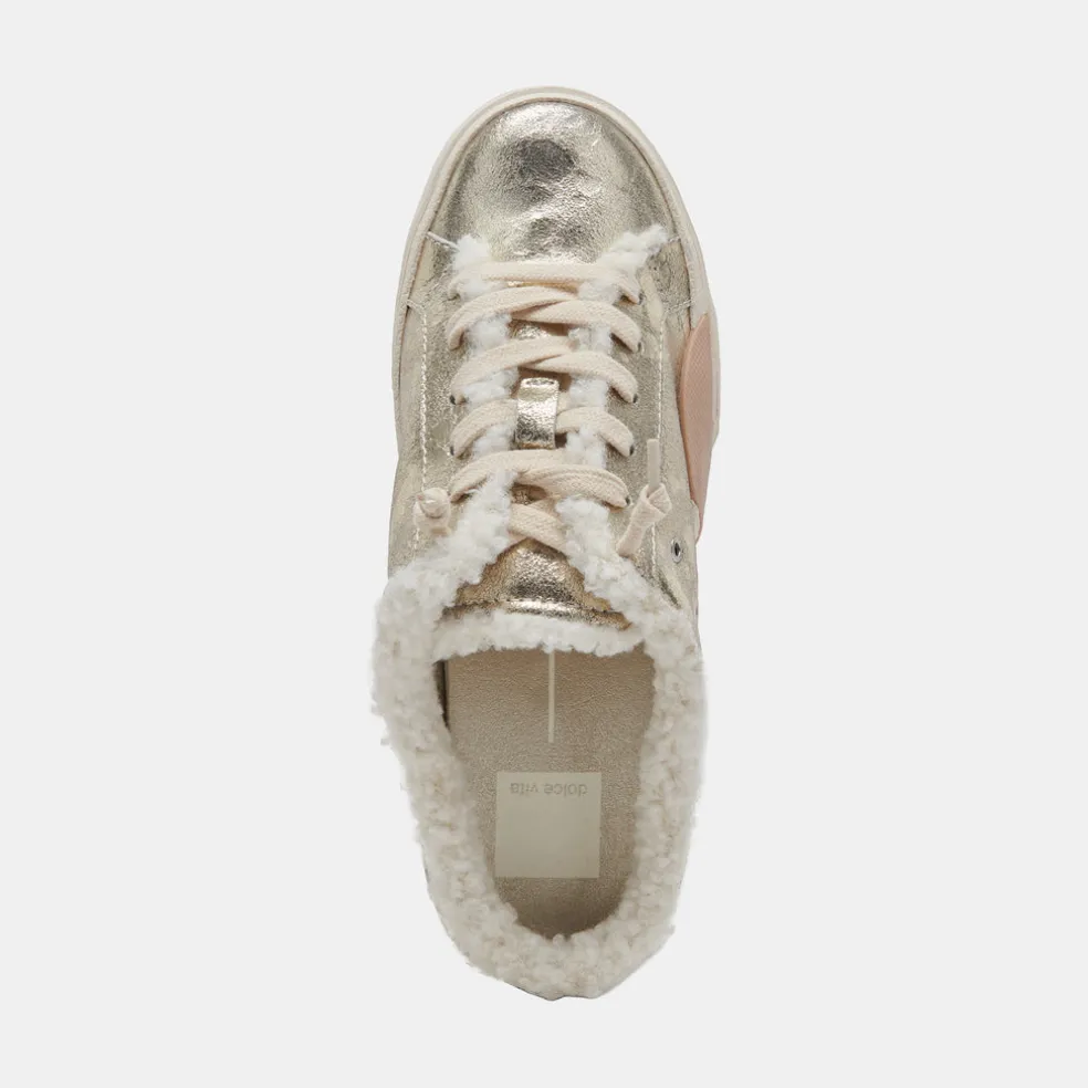 Zantel Sneakers Platinum Distressed Leather