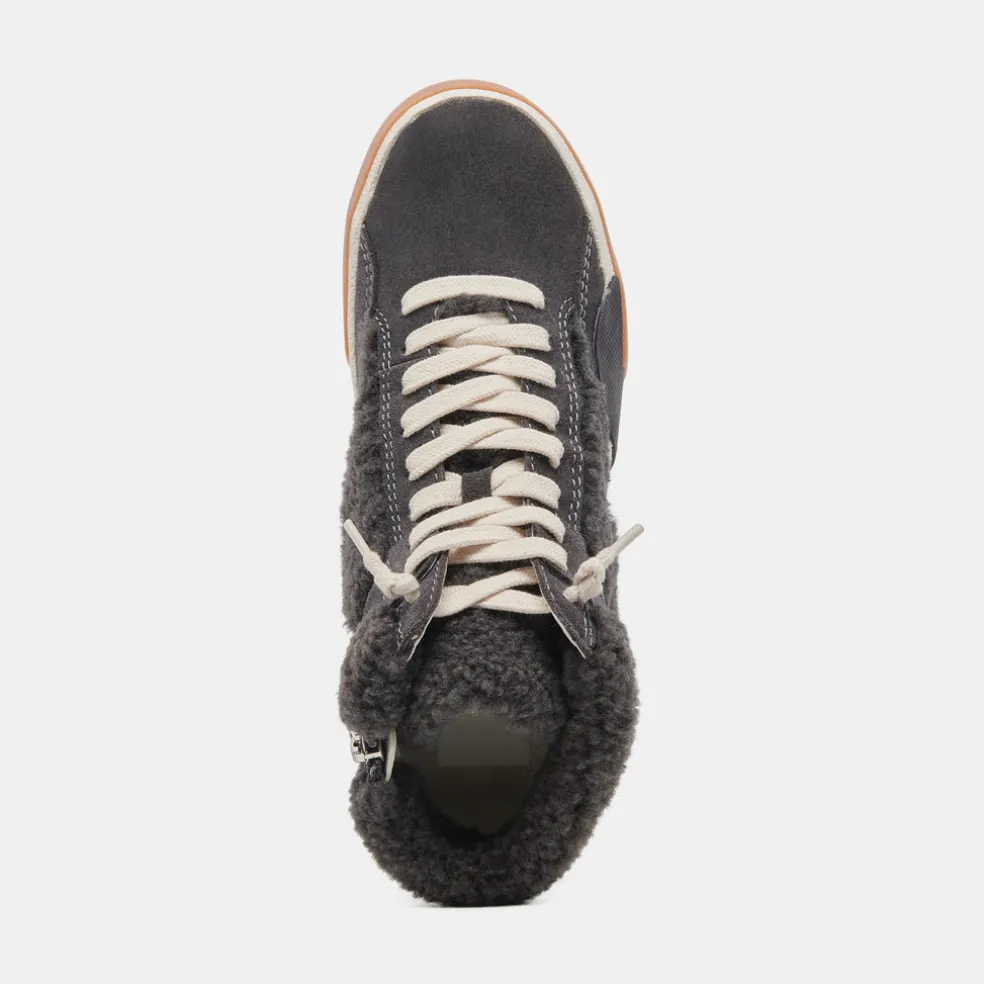 Zilvia Plush Sneakers Anthracite Suede