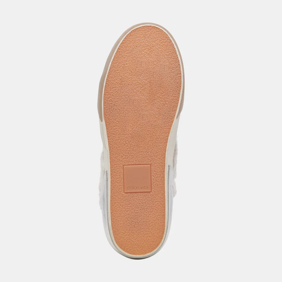 Zilvia Plush Sneakers Taupe Multi Suede