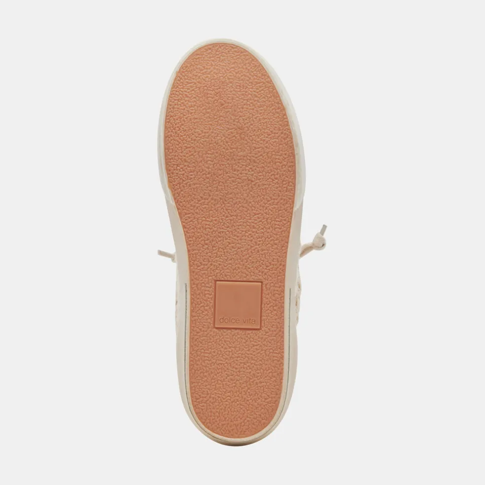 Zina Crochet Sneakers Sandstone Crochet