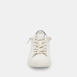 Zina Foam 360 Sneakers White Black Recycled Leather
