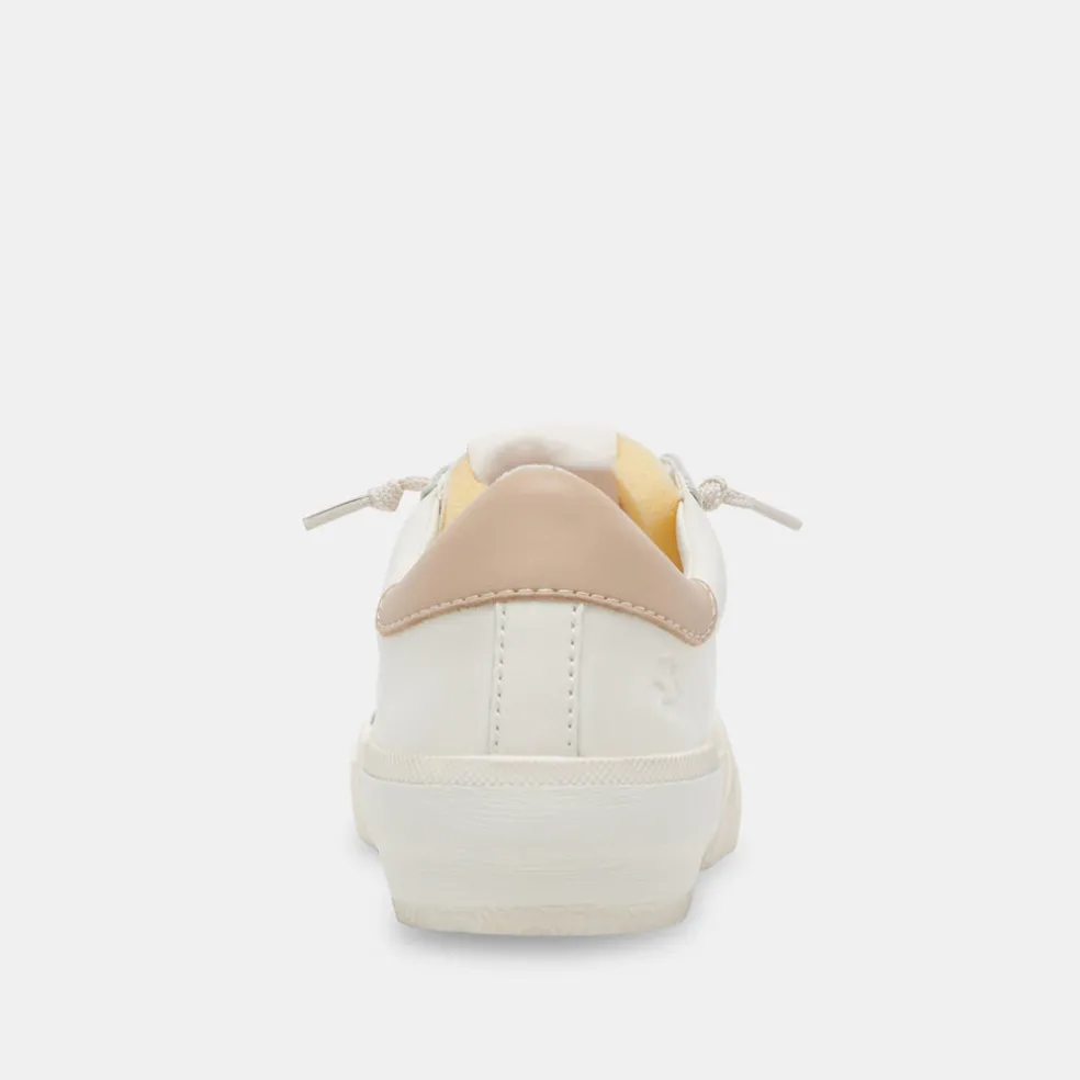 Zina Foam 360 Sneakers White Dune Recycled Leather