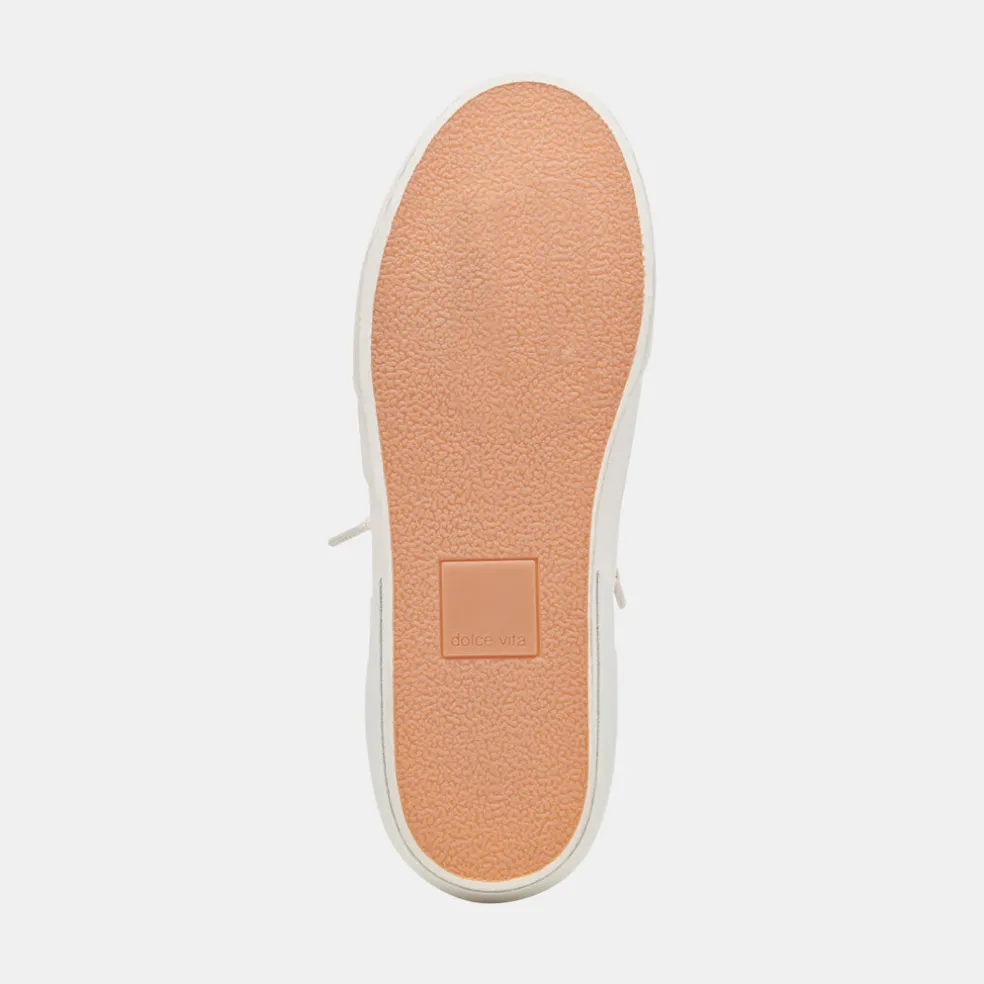 Zina Foam 360 Sneakers White Dune Recycled Leather