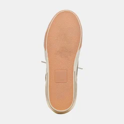 Zina Plush Sneakers Moss Perforated Suede