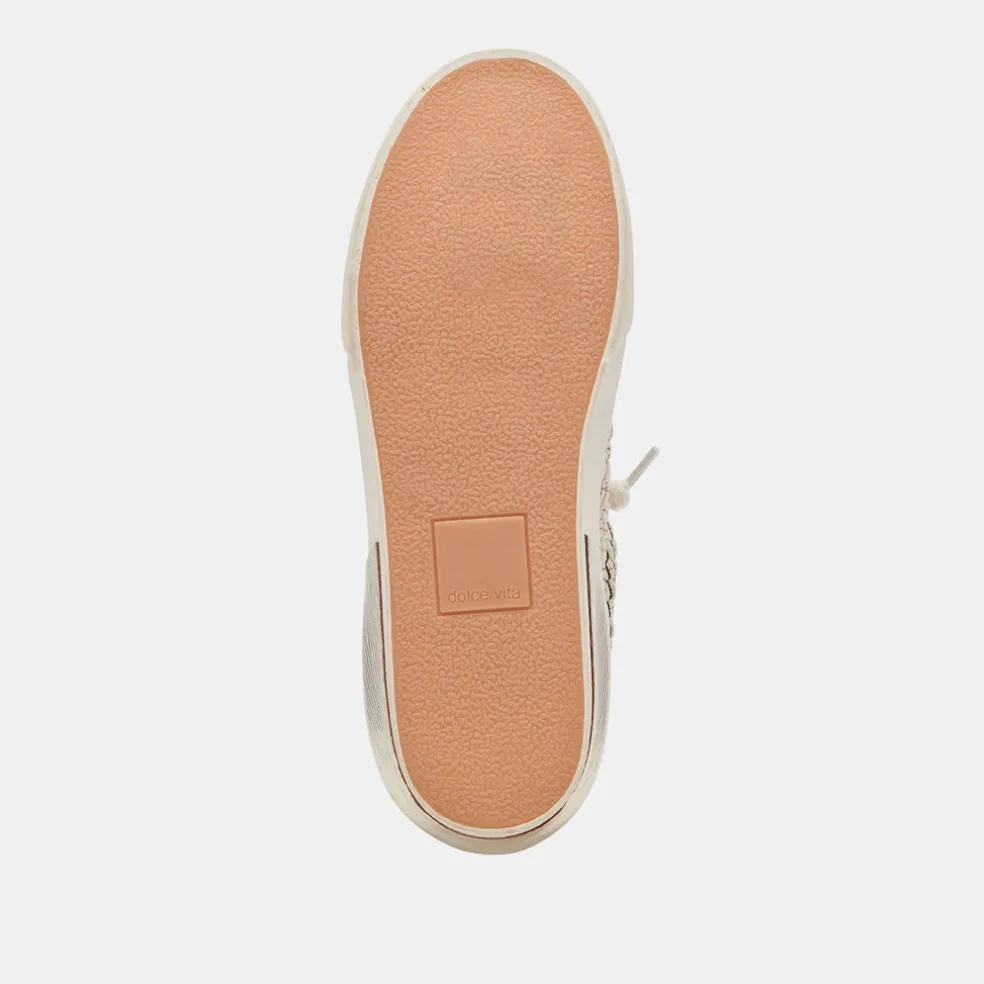 Zina Sneakers Black Natural Raffia