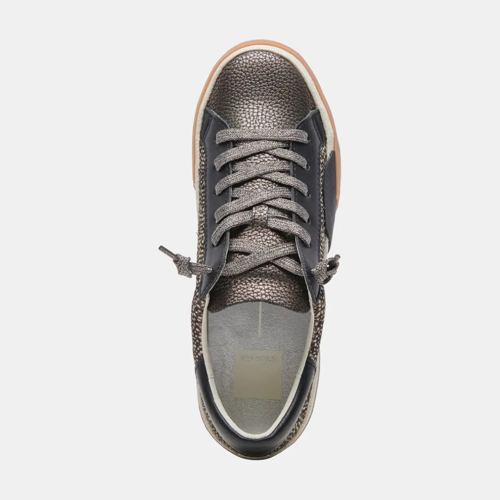 Zina Sneakers Black Spotted Calf Hair