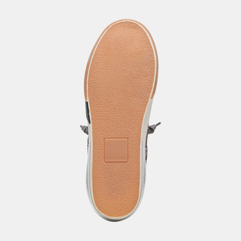 Zina Sneakers Black Spotted Calf Hair
