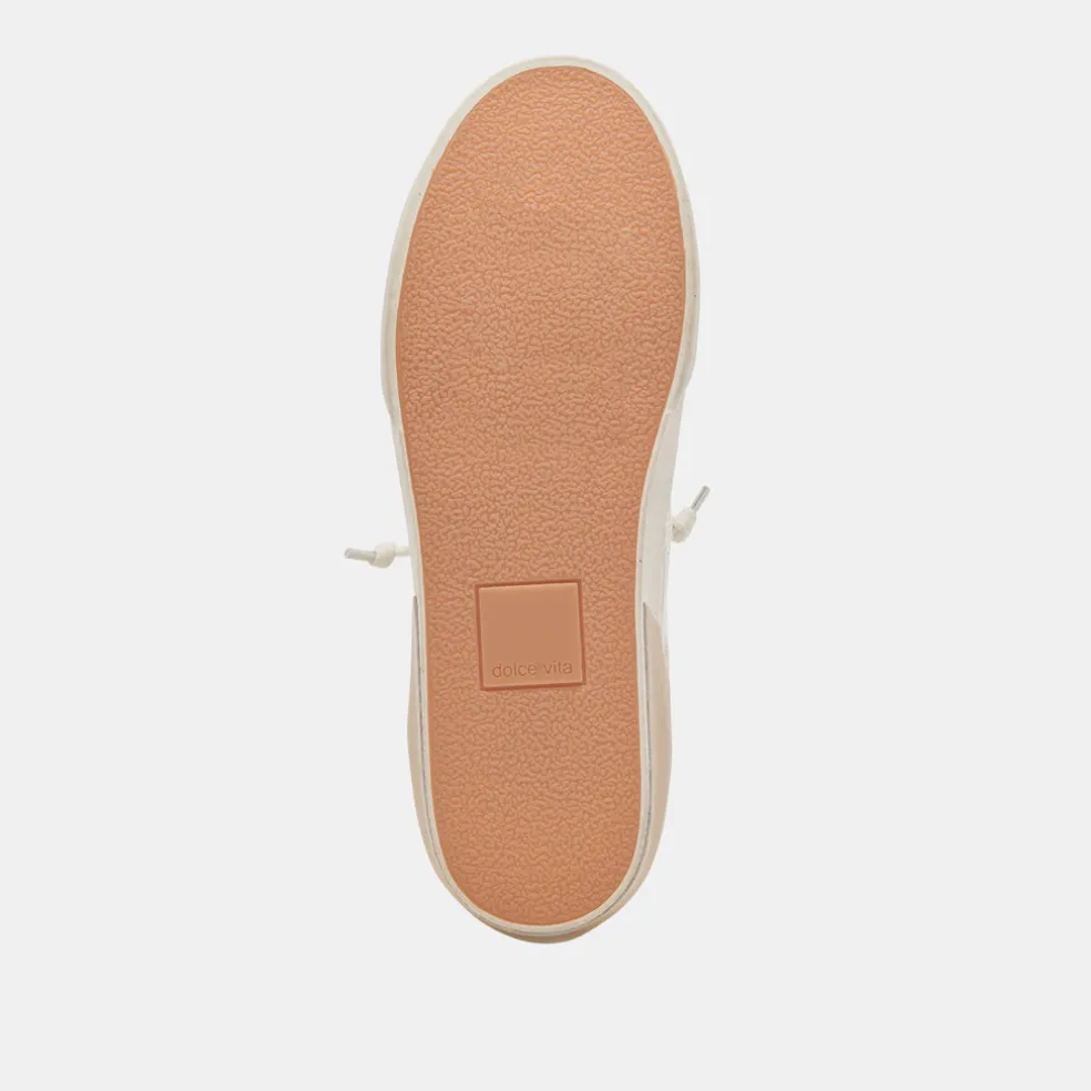 Zina Sneakers Bone Raffia