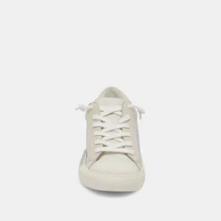 Zina Sneakers Chrome Distressed Leather