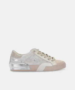 Zina Sneakers Dune Metallic Calf Hair