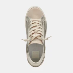 Zina Sneakers Granite Metallic Suede