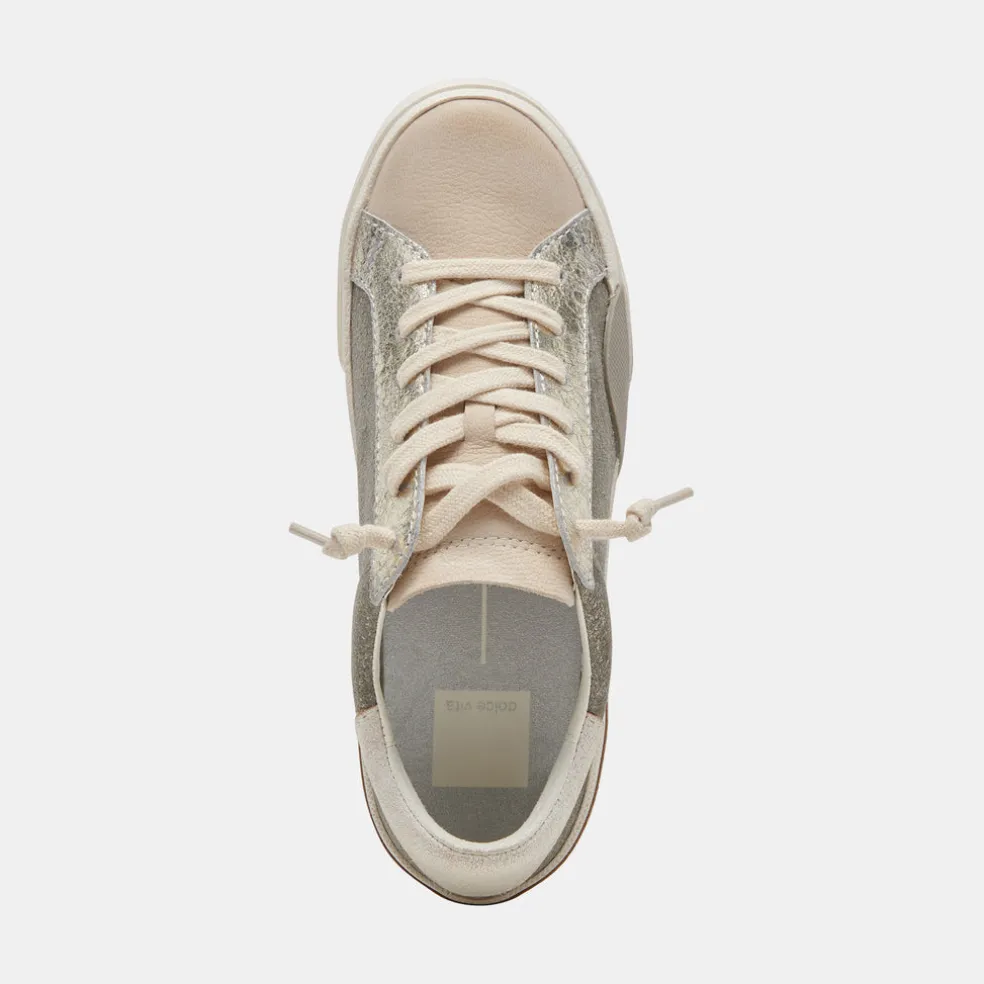 Zina Sneakers Granite Metallic Suede