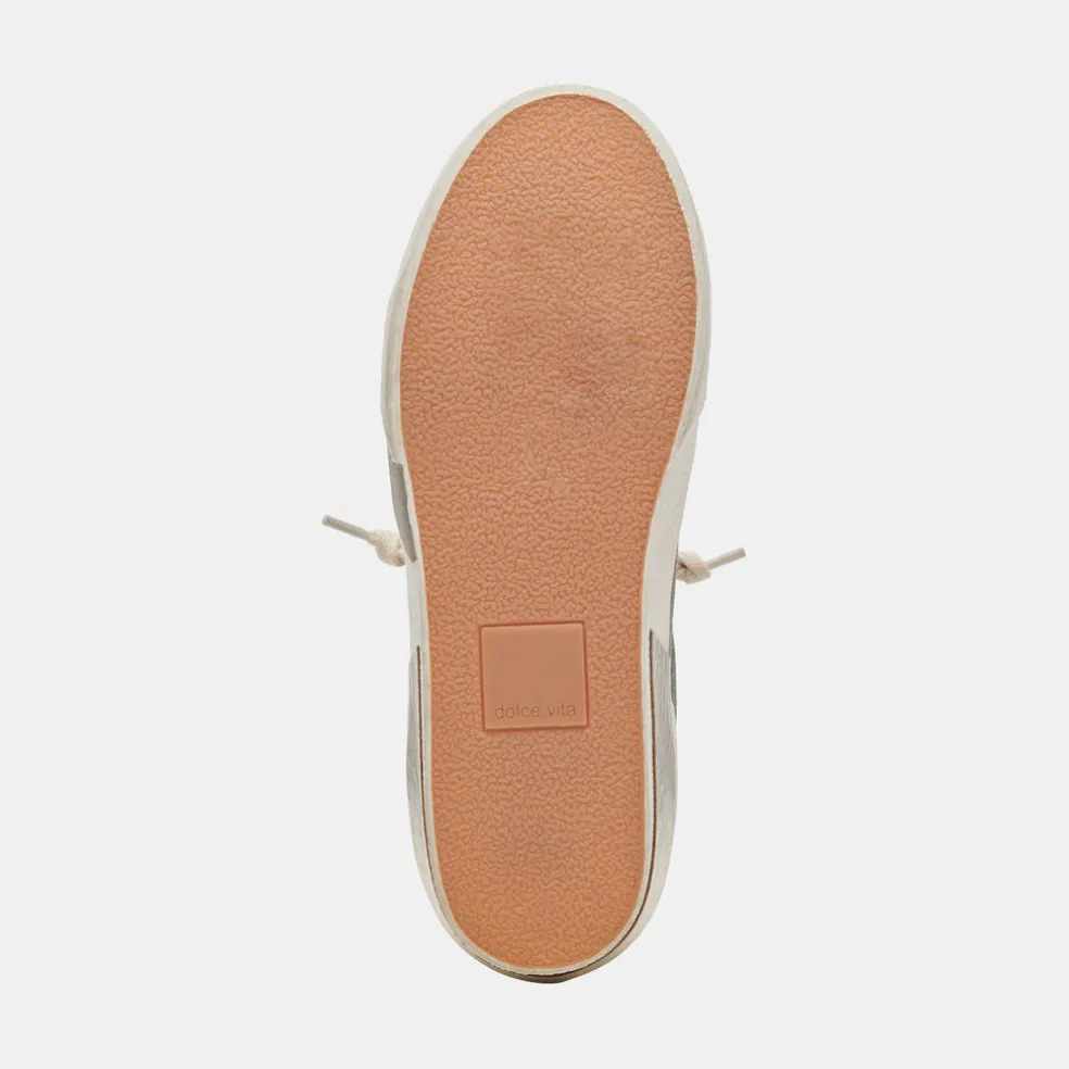 Zina Sneakers Granite Metallic Suede