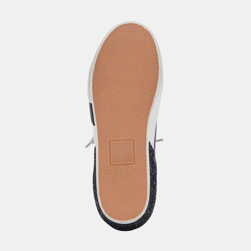 Zina Sneakers Gunmetal Leather