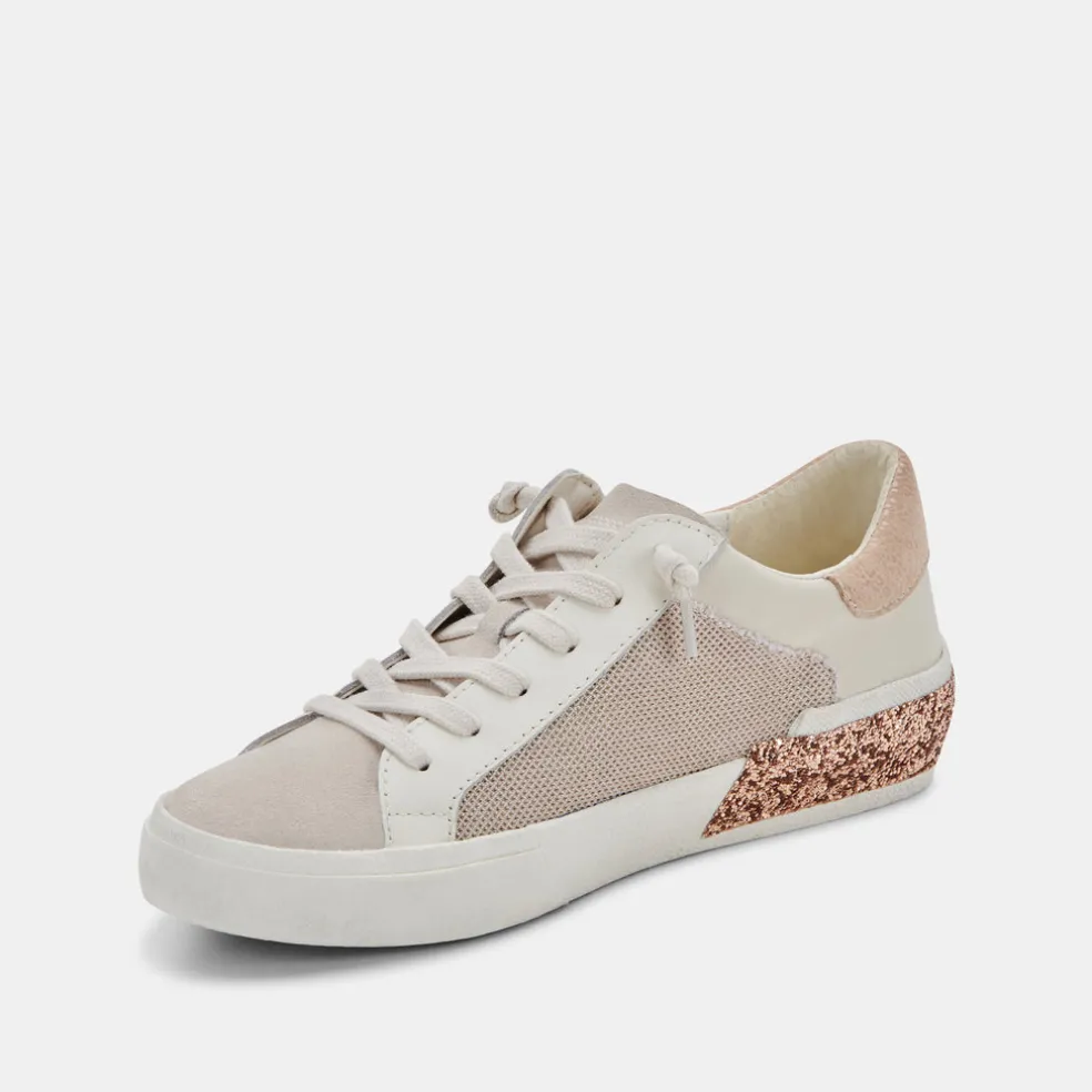 Zina Sneakers Light Gold Mesh