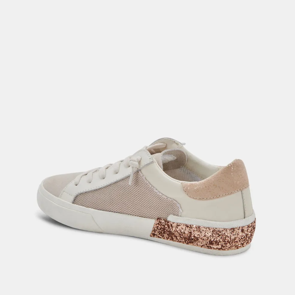 Zina Sneakers Light Gold Mesh