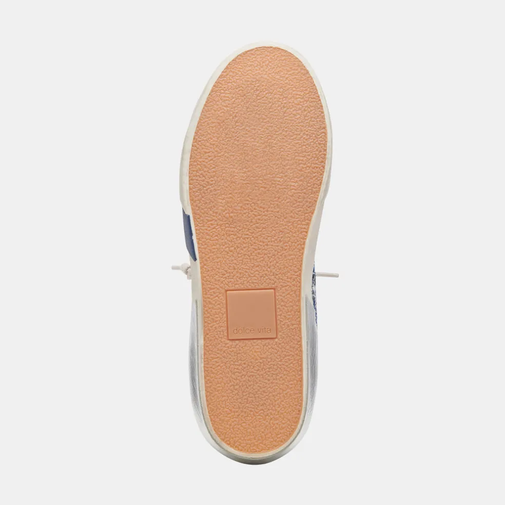 Zina Sneakers Navy Multi Woven