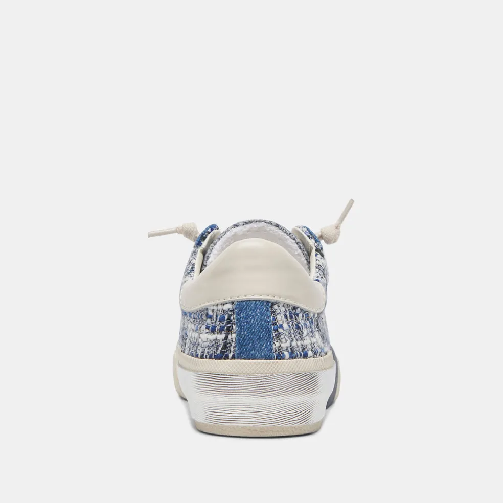 Zina Sneakers Navy Multi Woven
