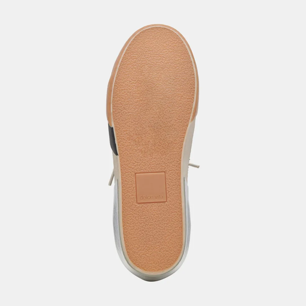 Zina Sneakers Onyx Embossed Leather